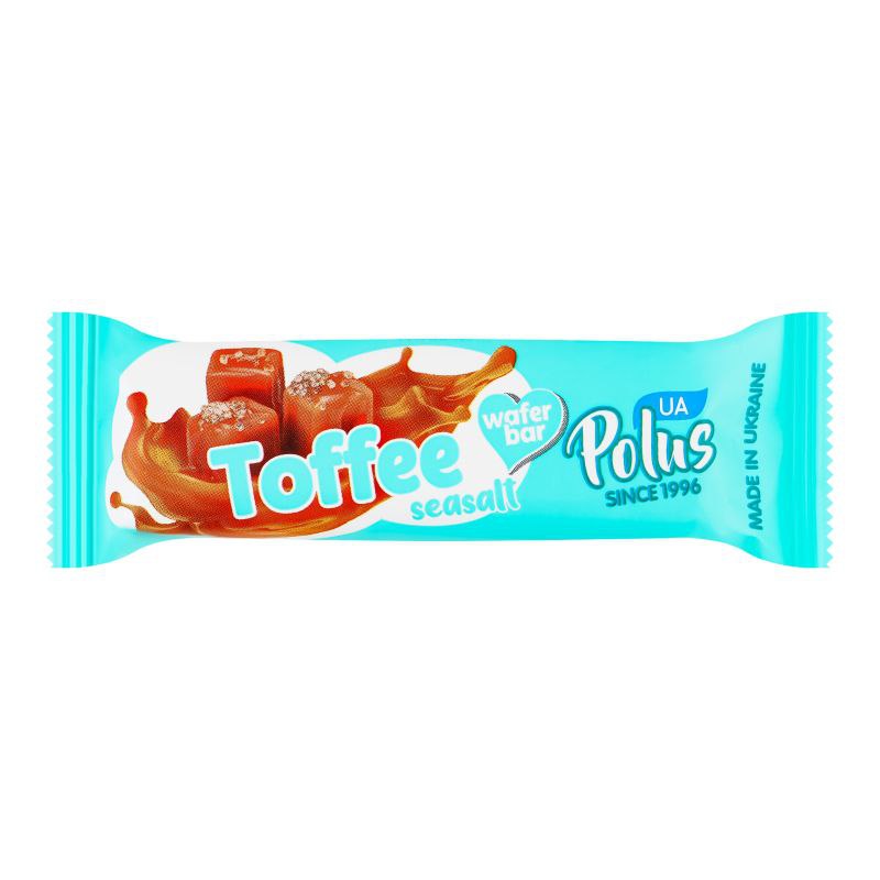 Батончик вафельний POLUS Seasalt Toffee 30г